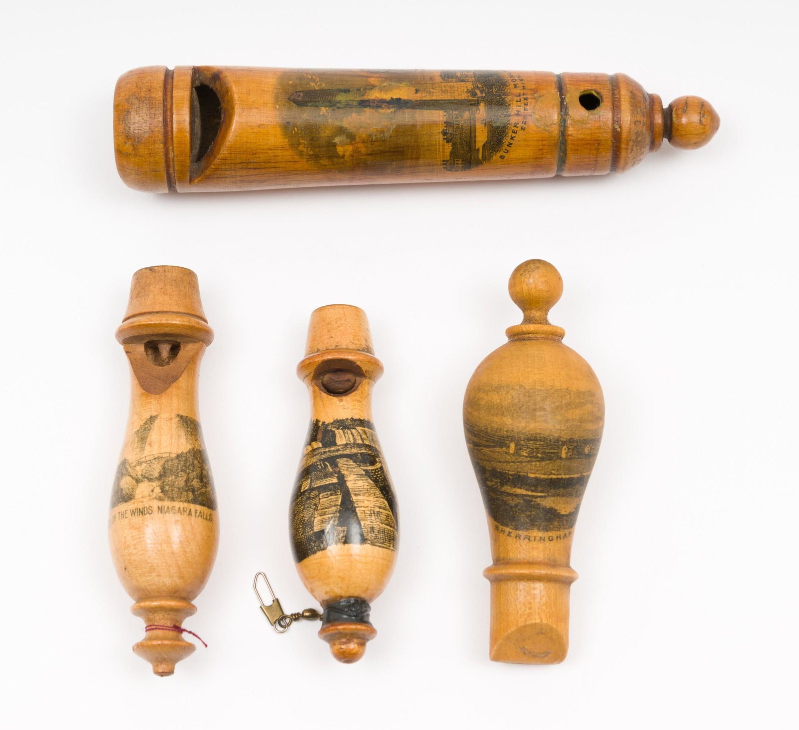4 Mauchline Ware Whistles (1 of 5)