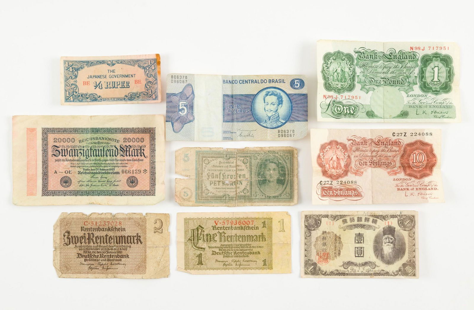 4 Canadian Banknotes Incl. Dominion Of Canada (1 of 2)