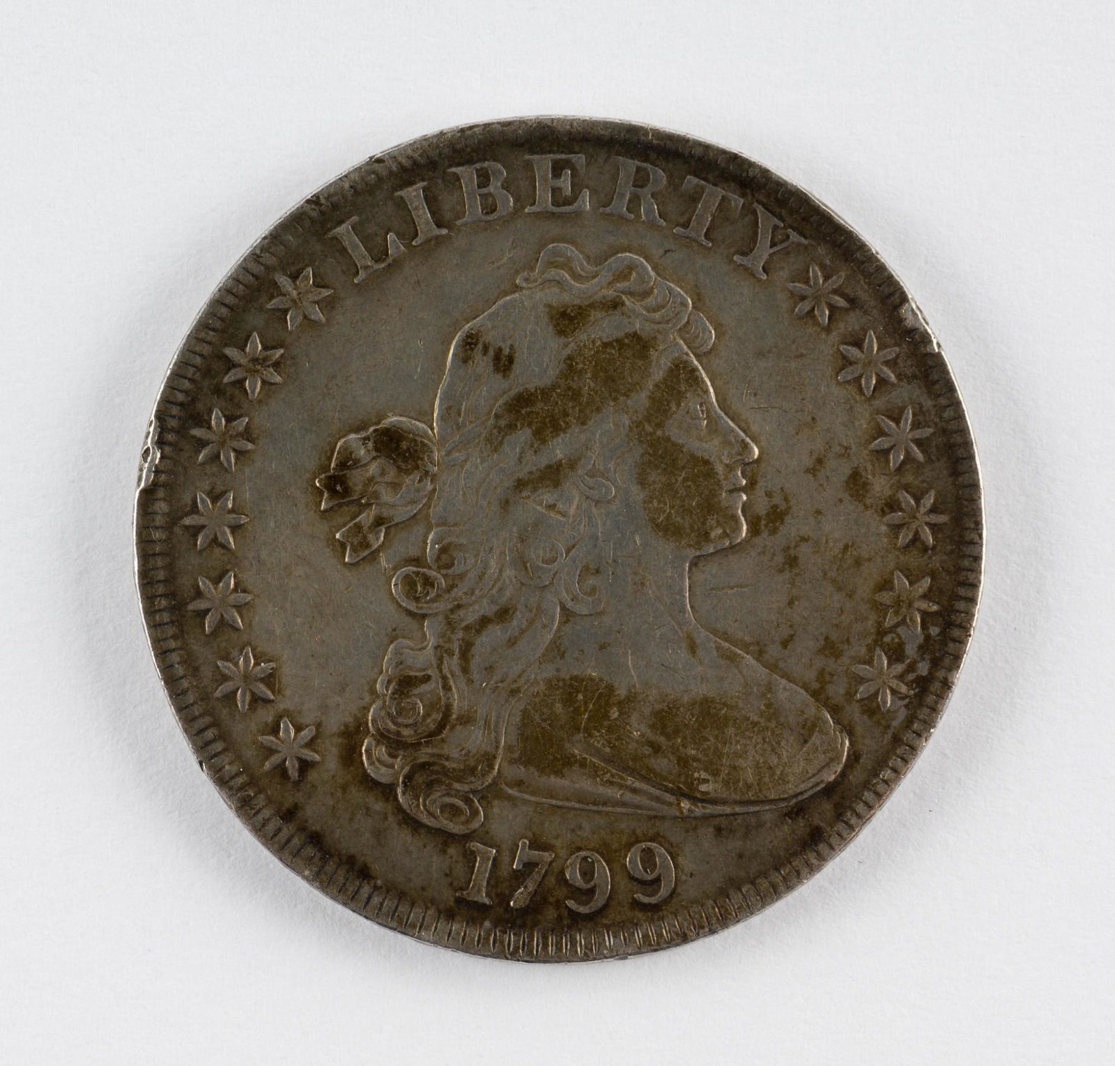 1799 Draped Bust Silver Dollar (1 of 2)