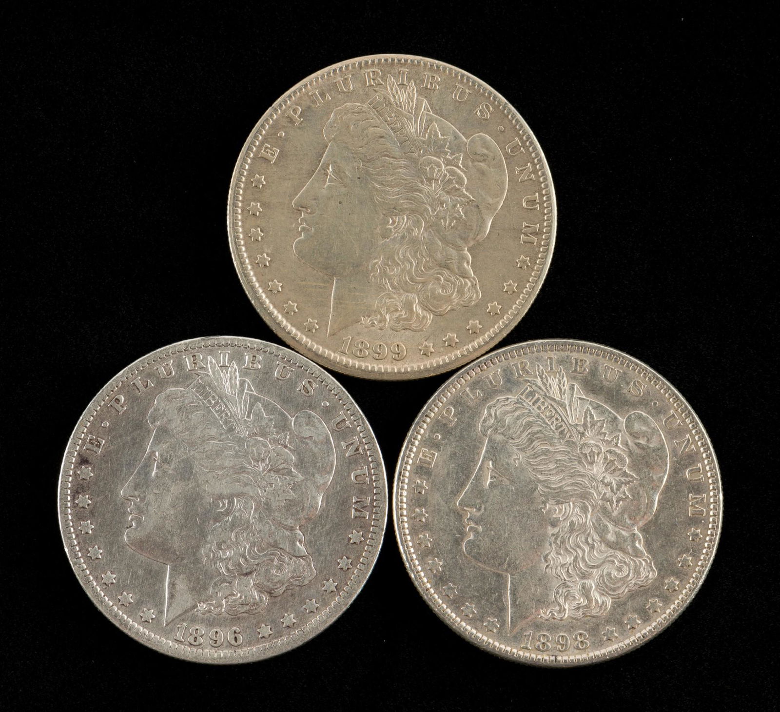 3 Morgan Silver Dollars (1 of 2)