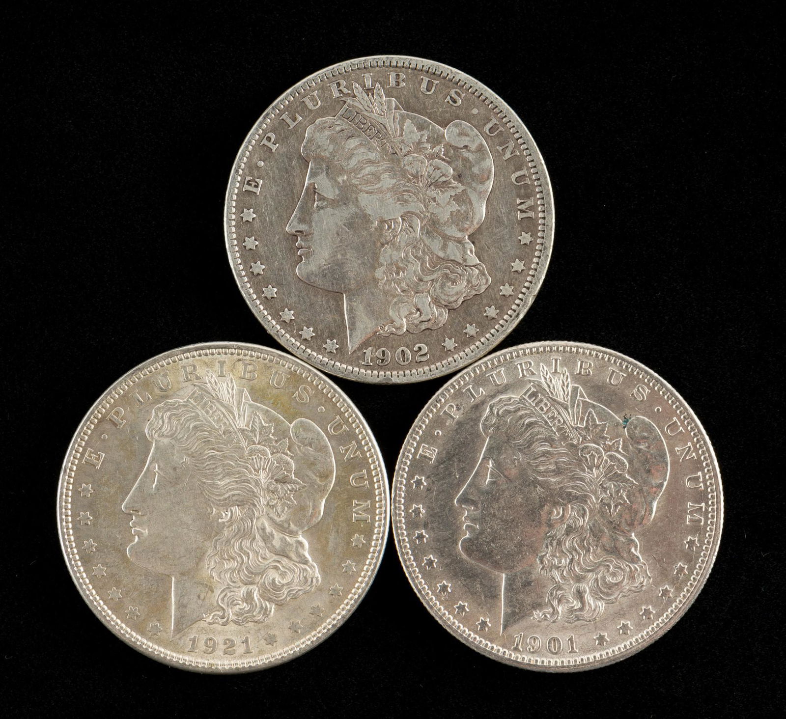3 Morgan Silver Dollars (1 of 2)