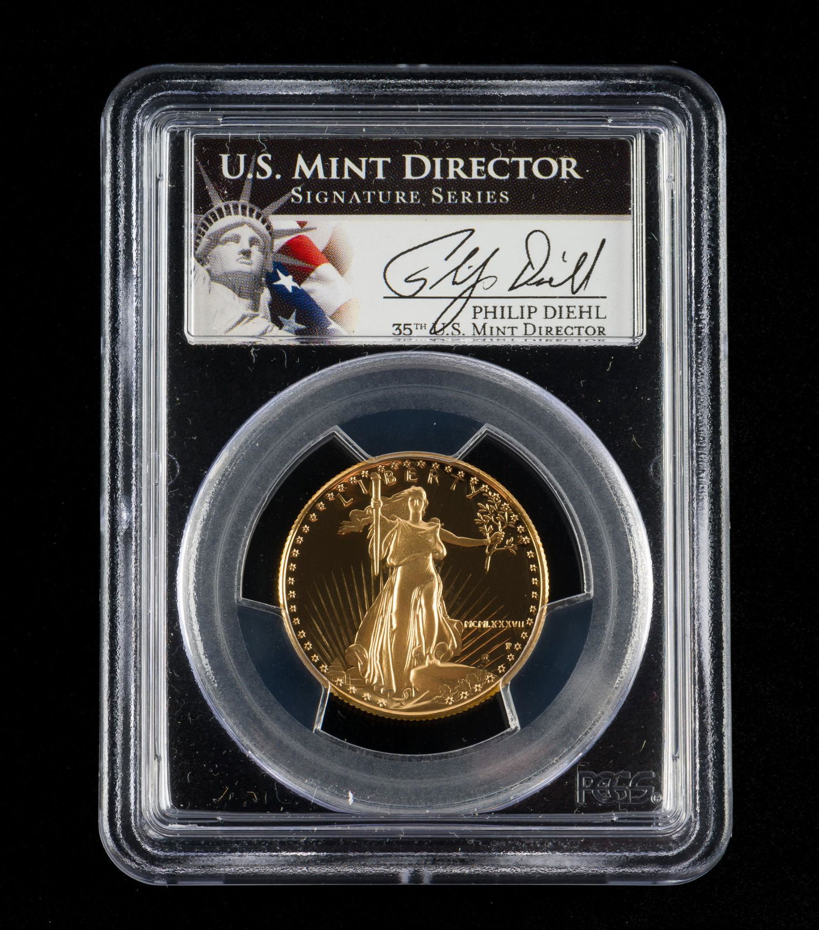 1987-P 1/2 Oz $25.00 Gold Eagle (1 of 2)