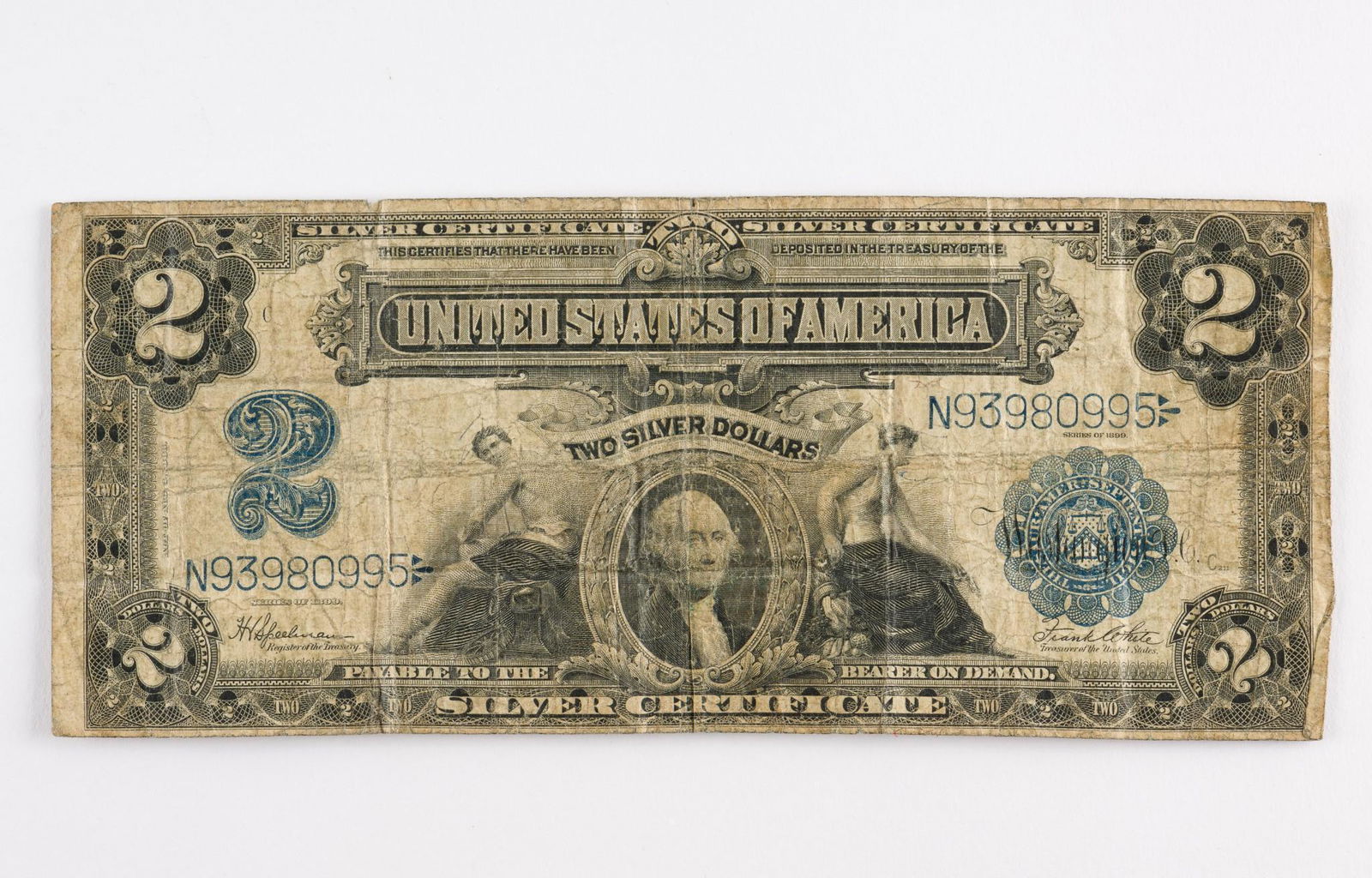1899 $2.00 Silver Certificate (1 of 2)