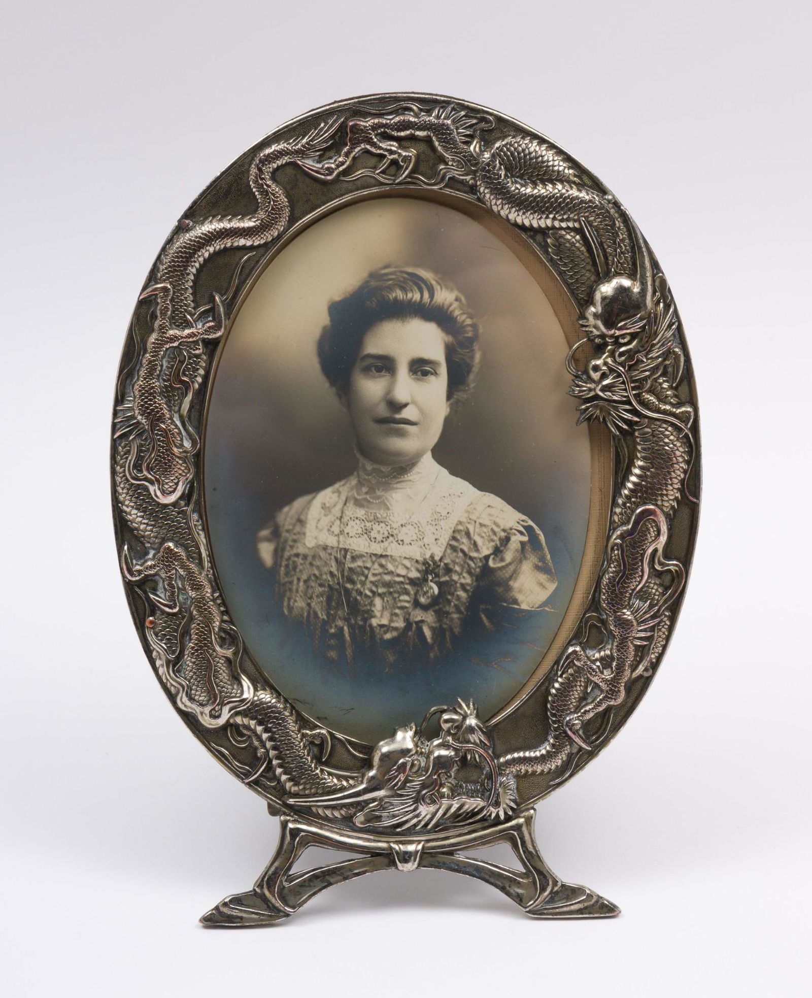 Antique Chinese Export Silverplate Frame (1 of 2)