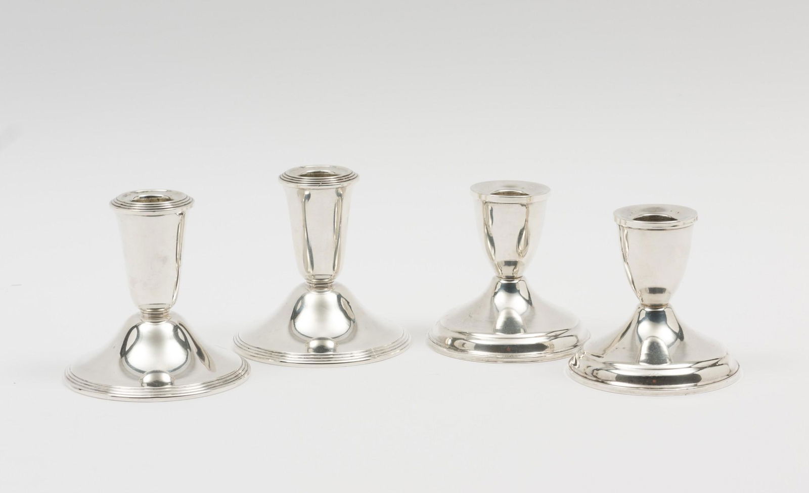 2 Prs Weighted Sterling Candleholders Incl. Newport (1 of 7)
