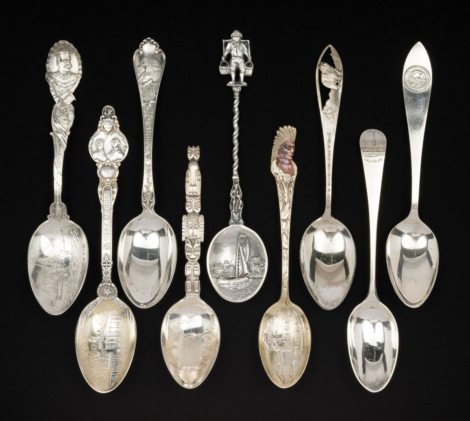 9 Sterling Silver Spoons Incl. Americana (1 of 14)