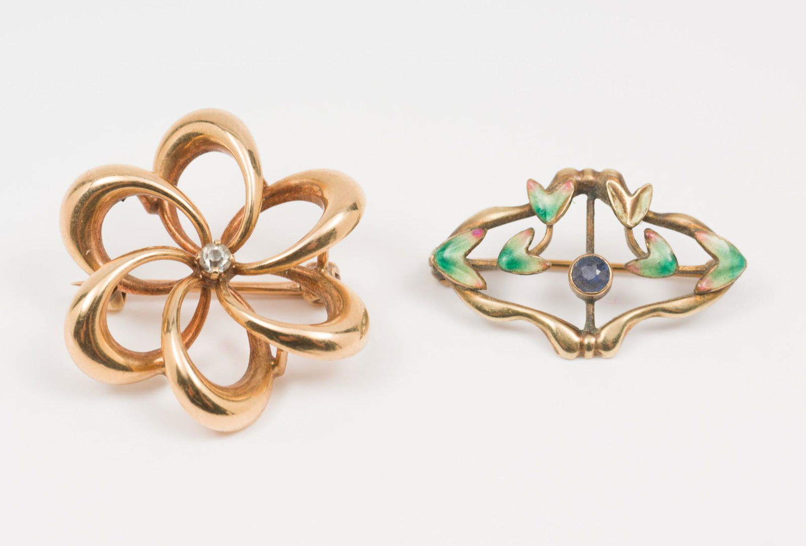 Two Vintage 10K Gold Brooches (1 of 7)