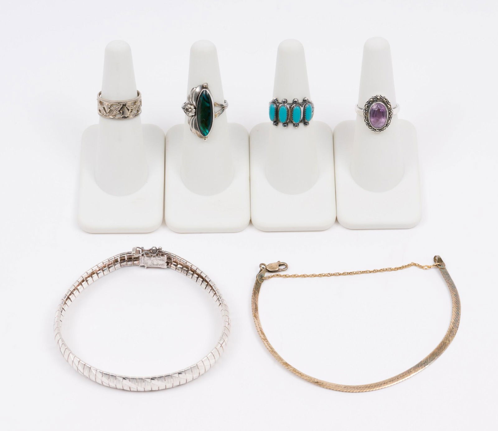 6 Pcs Sterling Jewelry (1 of 20)