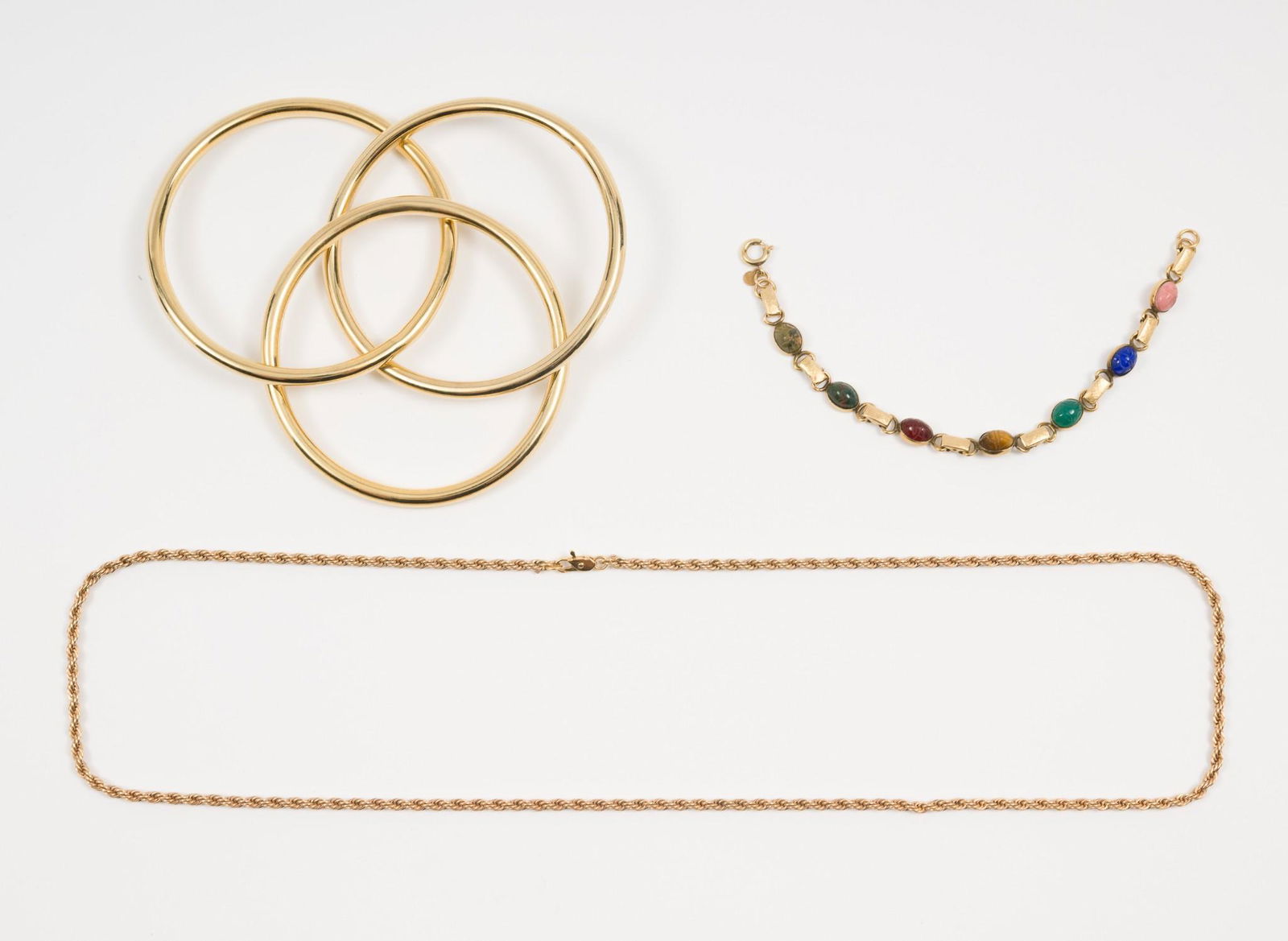 3 Pcs. Gold Filled Jewelry Incl. Scarab (1 of 7)