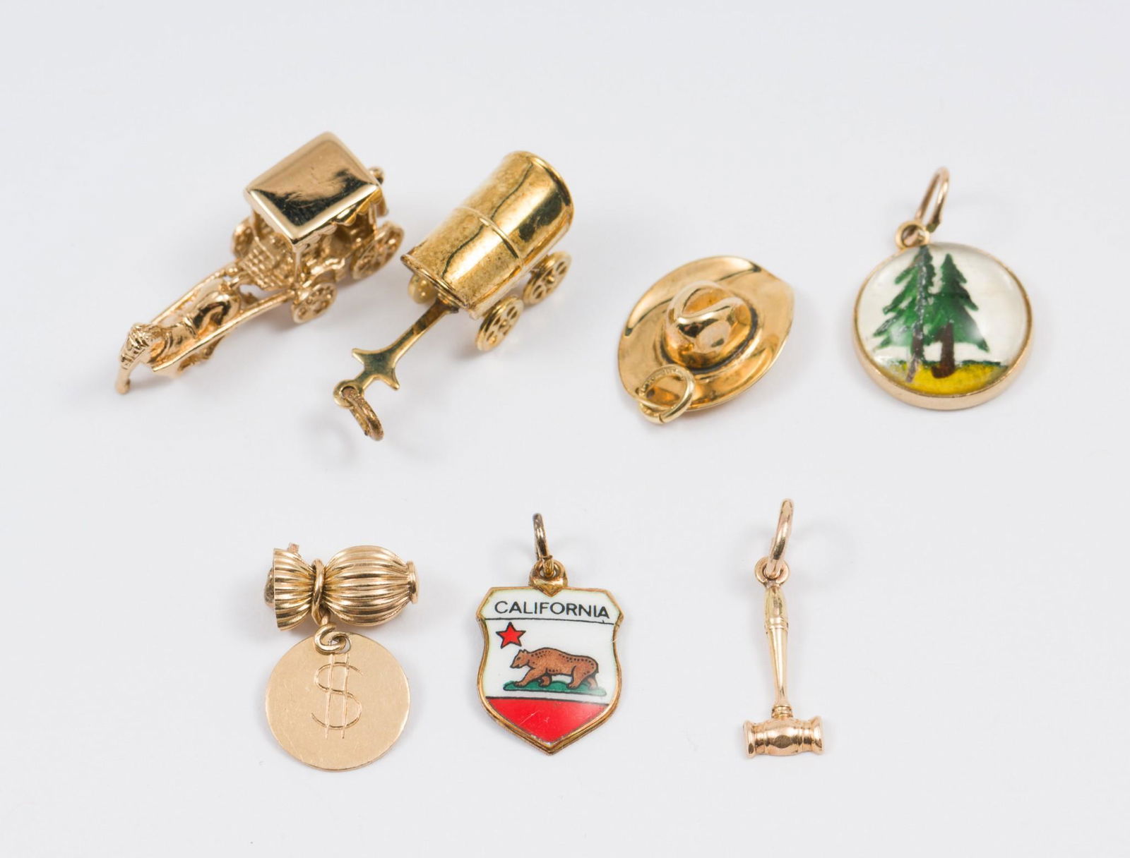 7 Gold Charms (1 of 3)