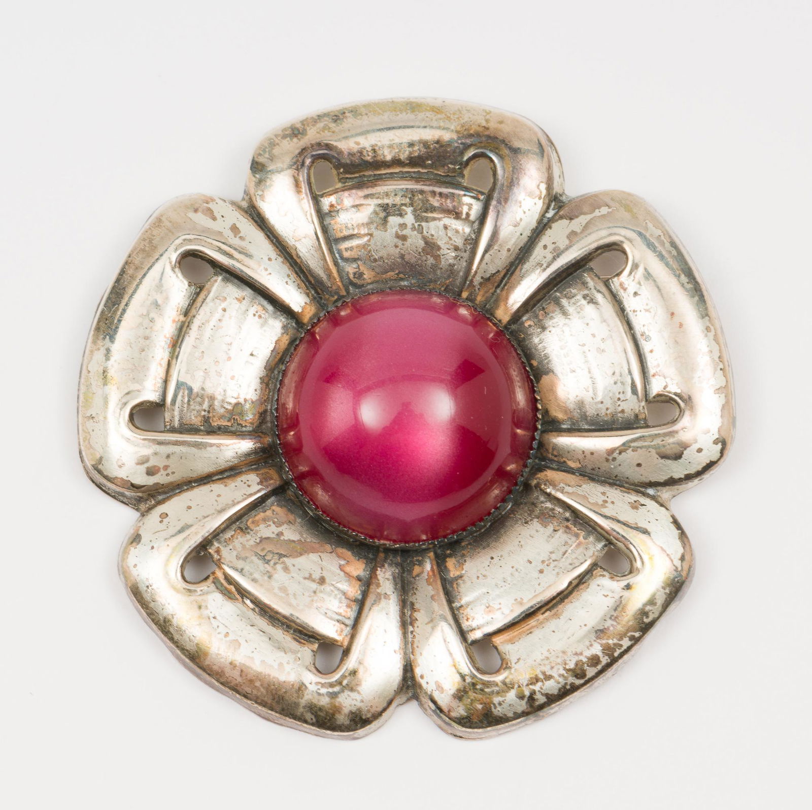 Vintage Coro Sterling Floral Brooch (1 of 3)