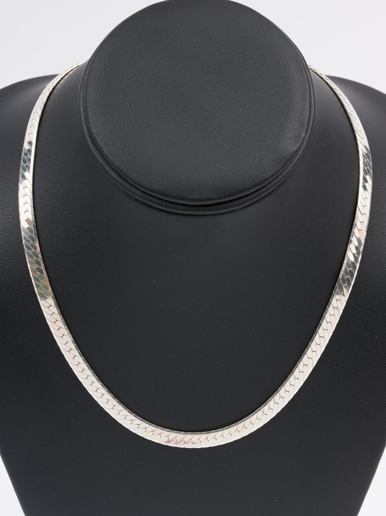 Italian Sterling Herringbone Chain (1 of 4)