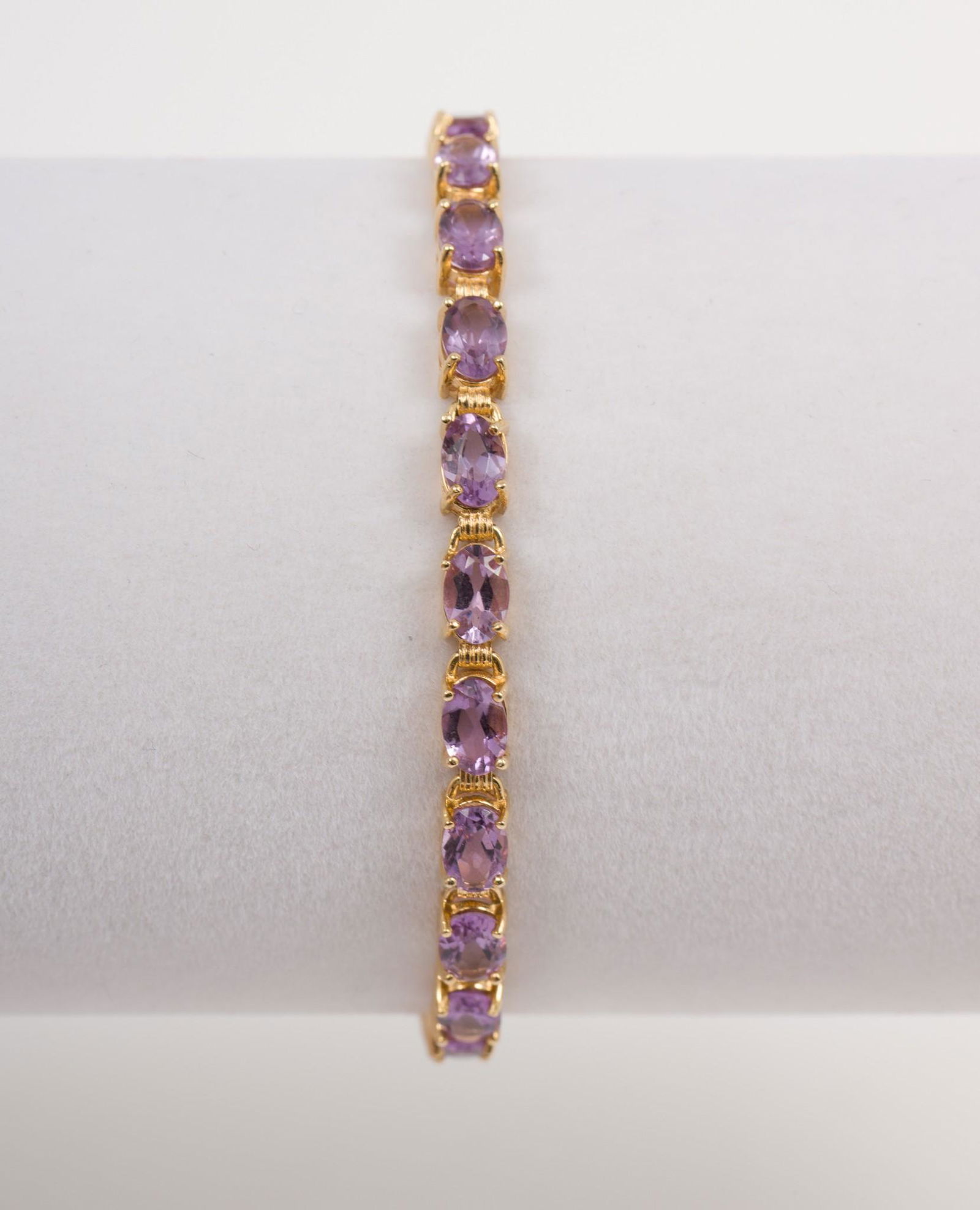 14K Gold Amethyst Bracelet (1 of 6)