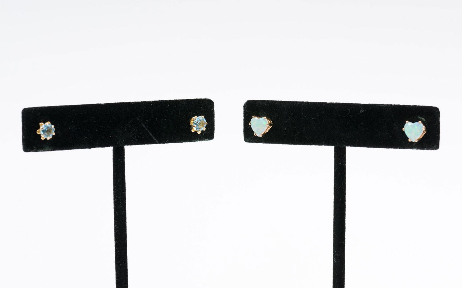 2 Pairs of 14K Gemstone Earrings (1 of 5)