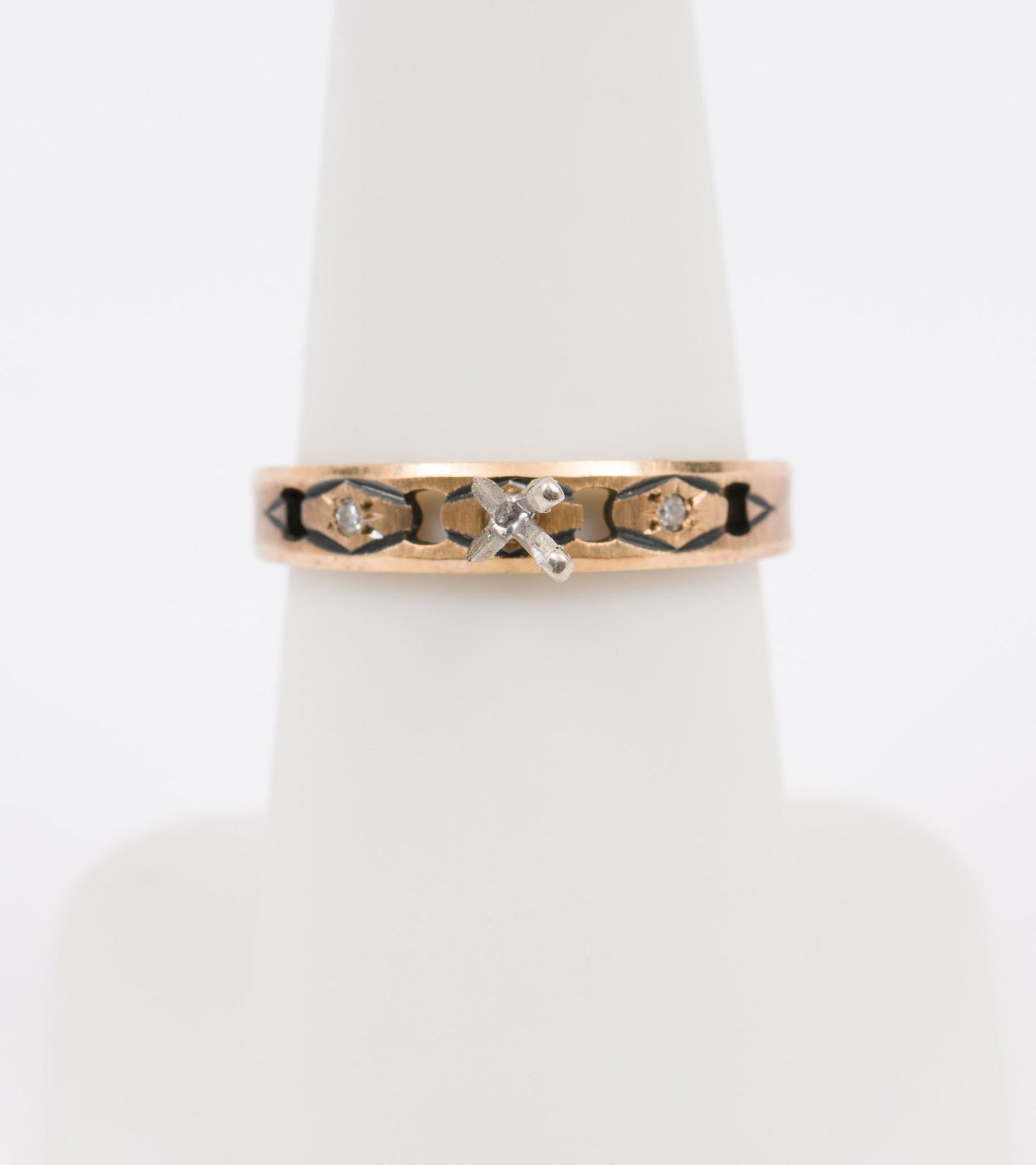 14K Gold and Diamond Keepsake Ring Setting (1 of 4)