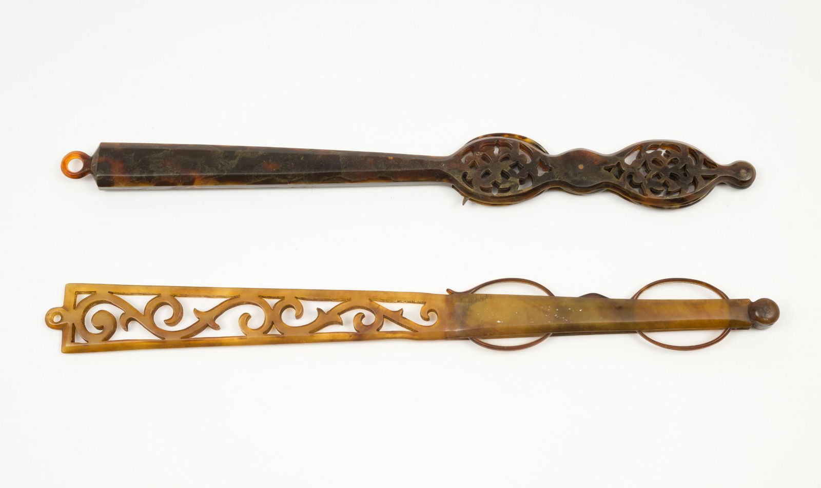 2 Pr Victorian Faux Tortoise Lorgnette (1 of 4)