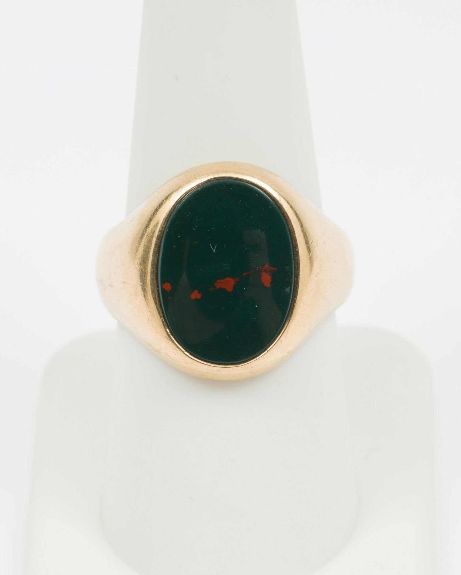 14k Gold & Bloodstone Ring (1 of 4)