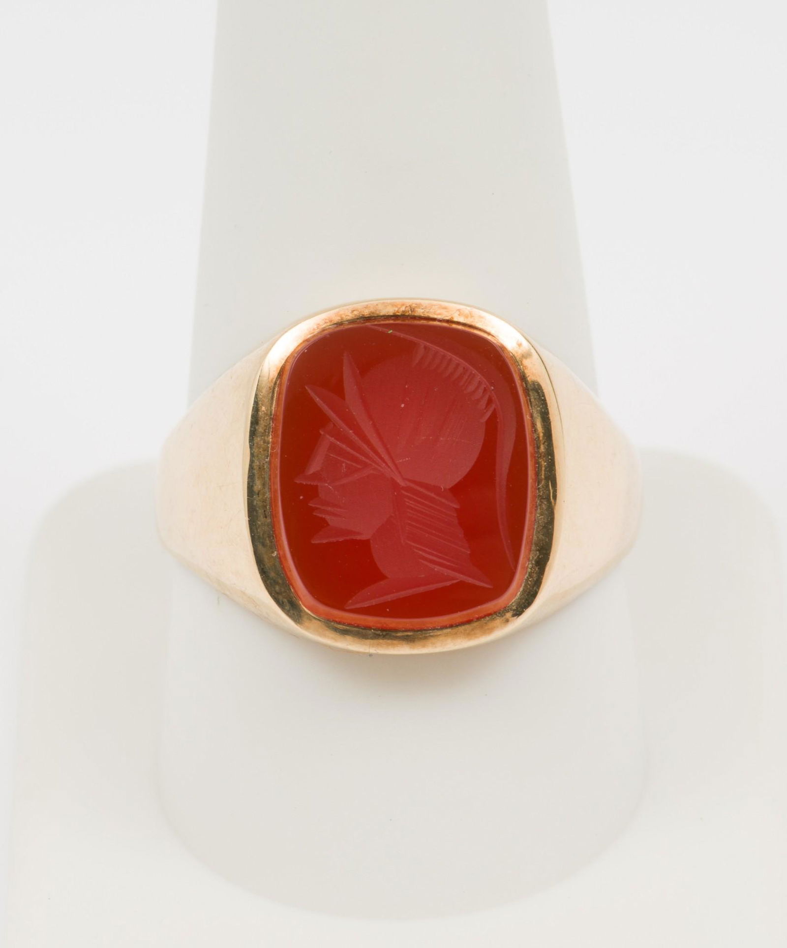 10k Gold & Carnelian Intaglio Ring (1 of 4)