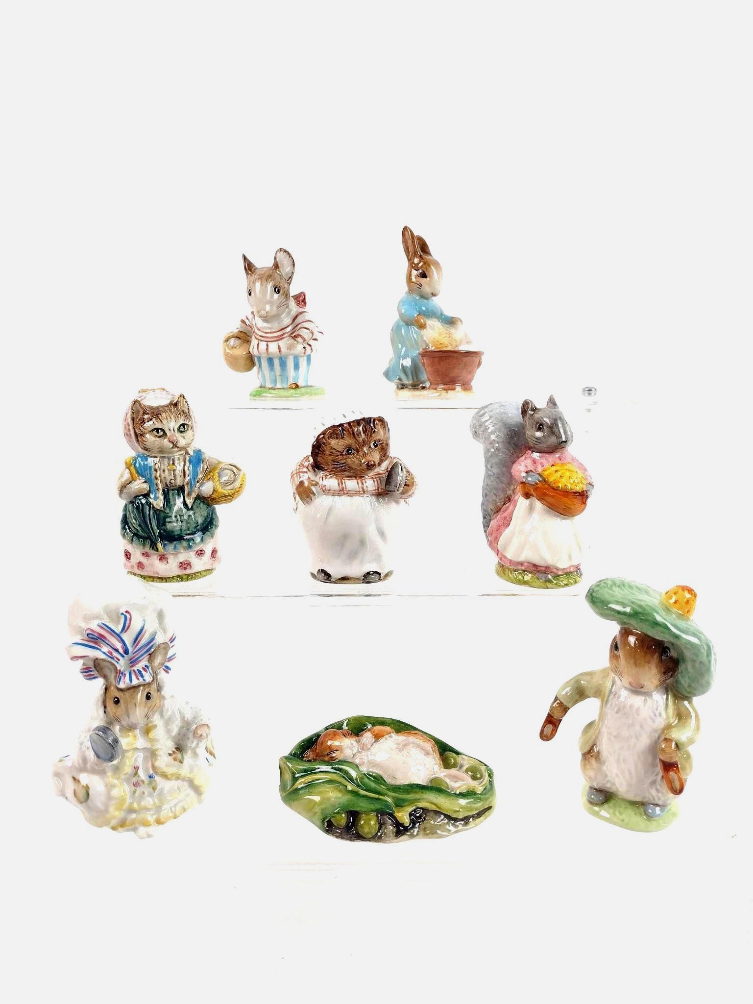 8 Beswick Beatrix Potter's Figurines (1 of 9)