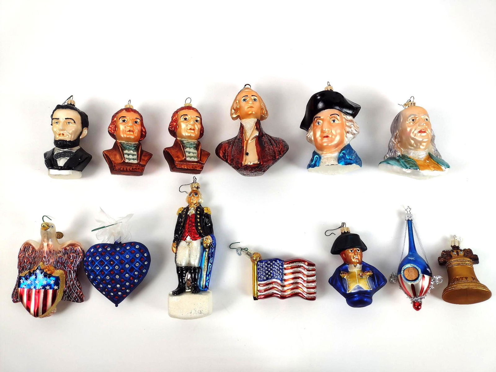 13 Patriotic Christmas Ornaments incl Old World Christmas (1 of 5)