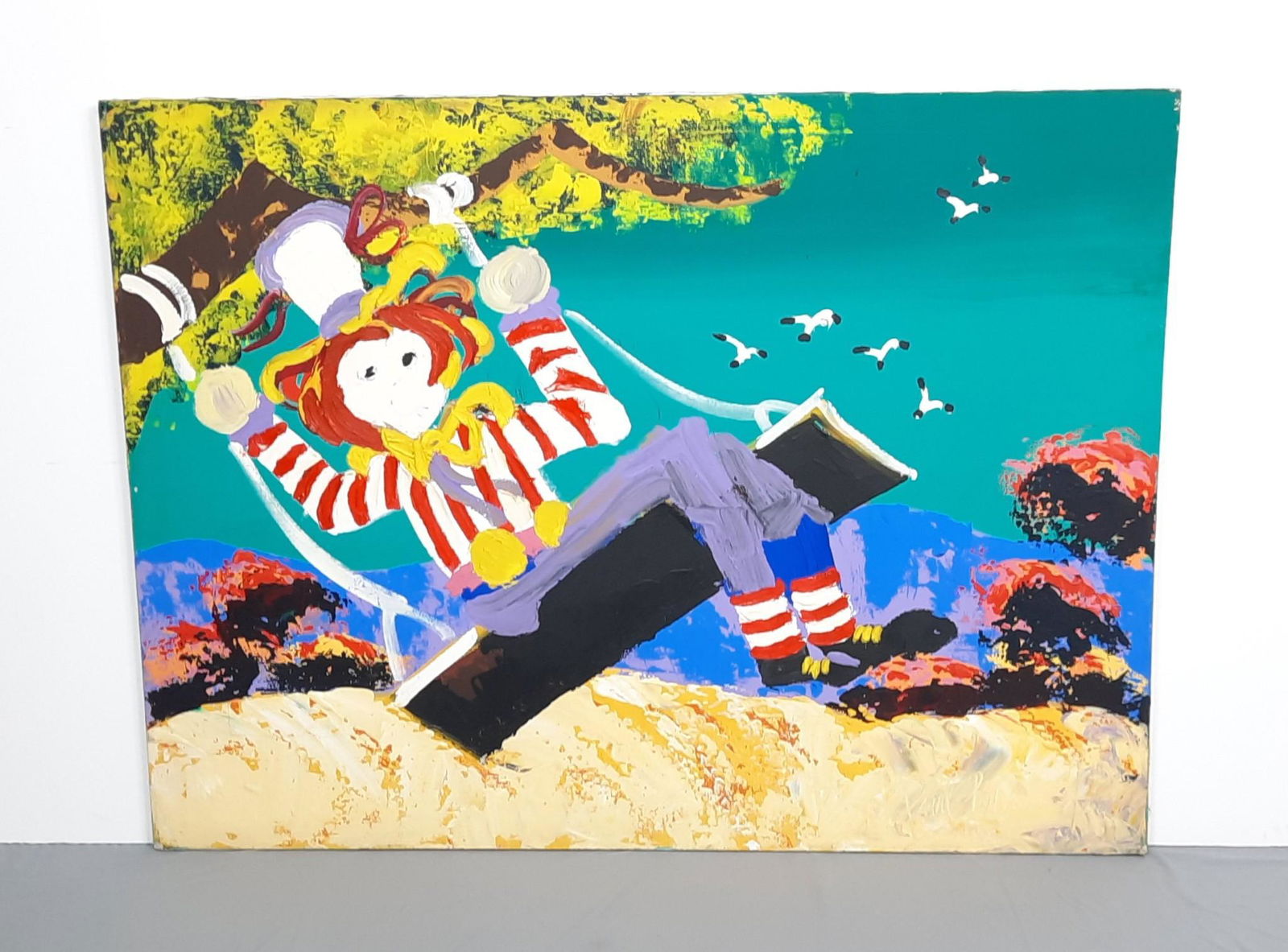 Paul Blaine Henrie "The Flying Machine" Painting (1 of 3)