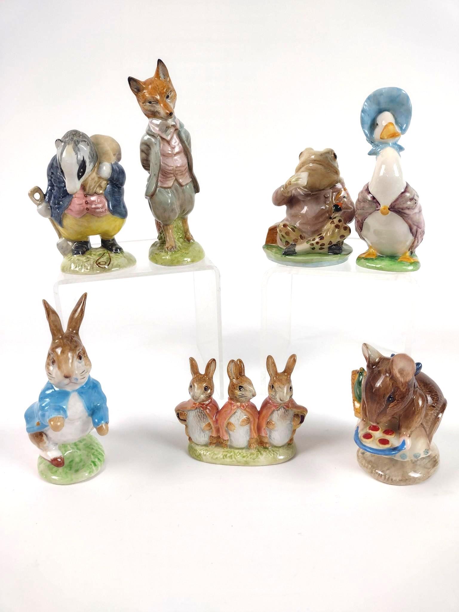 7 Beswick Beatrix Potters Figurines (1 of 7)