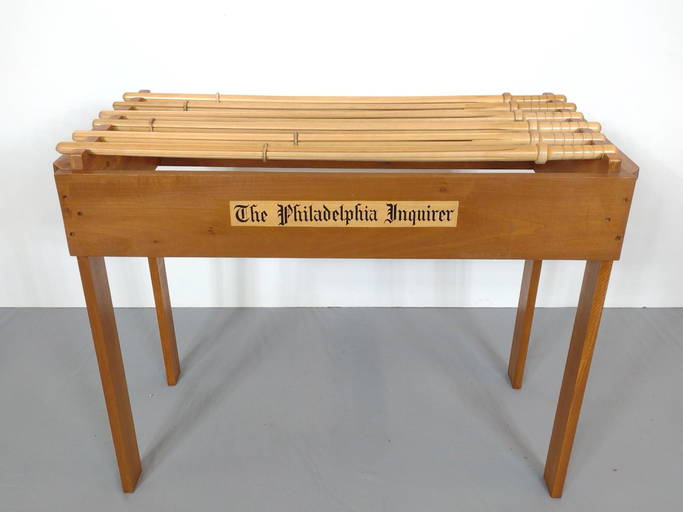 The Philadelphia Inquirer Library Newspaper Rack