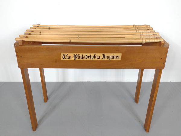 The Philadelphia Inquirer Library Newspaper Rack