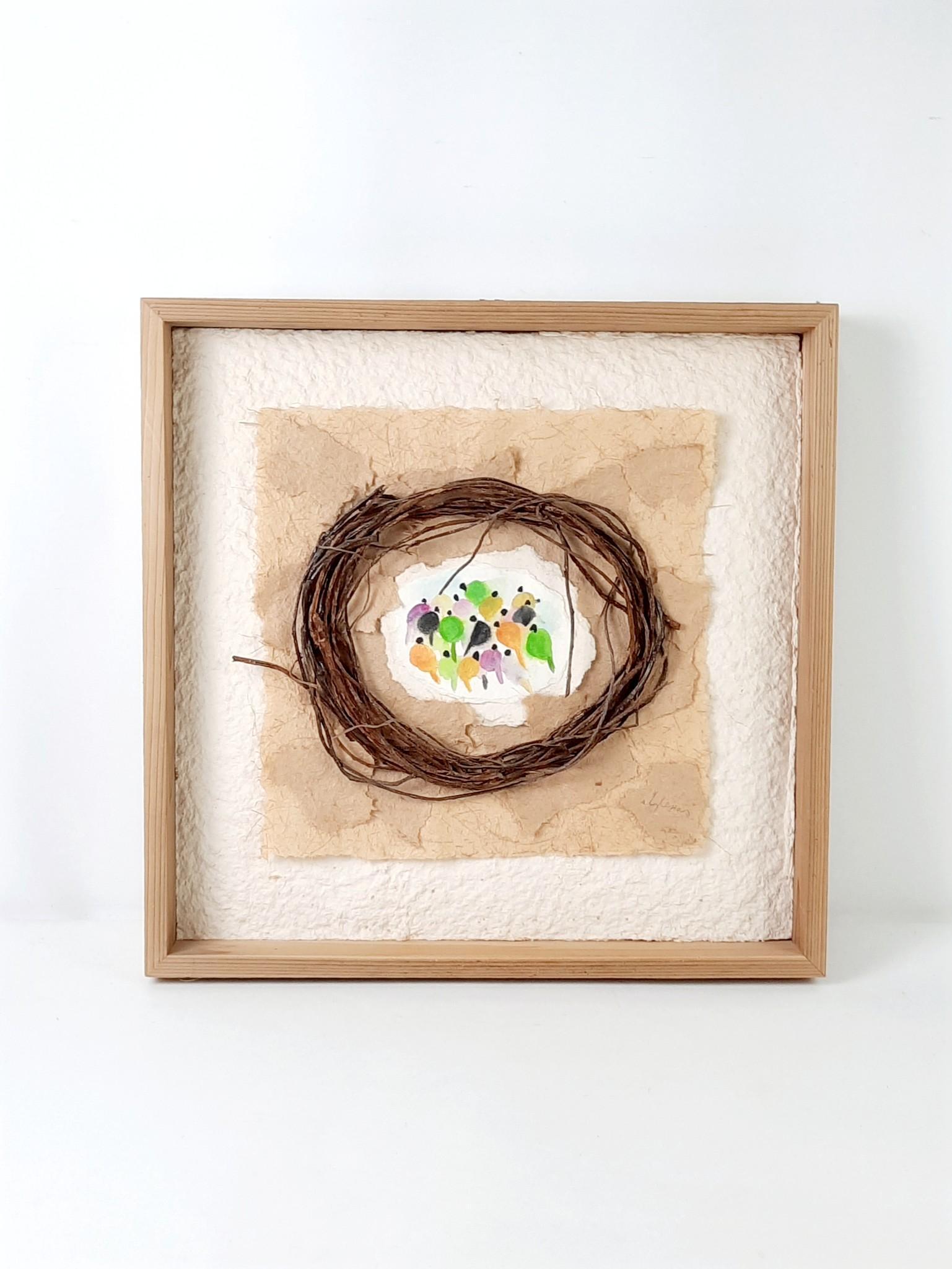 Eduardo Iglesias Twig Wreath Mixed Media (1 of 2)