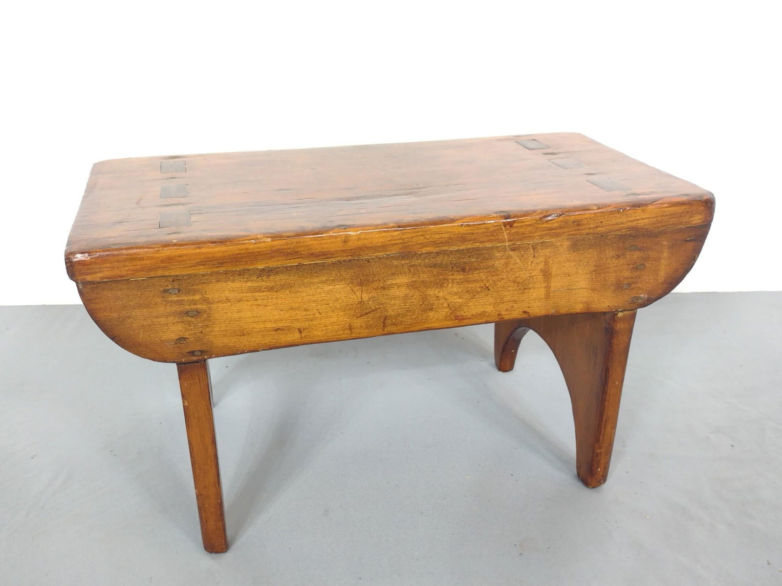 Antique Wood Stool (1 of 5)