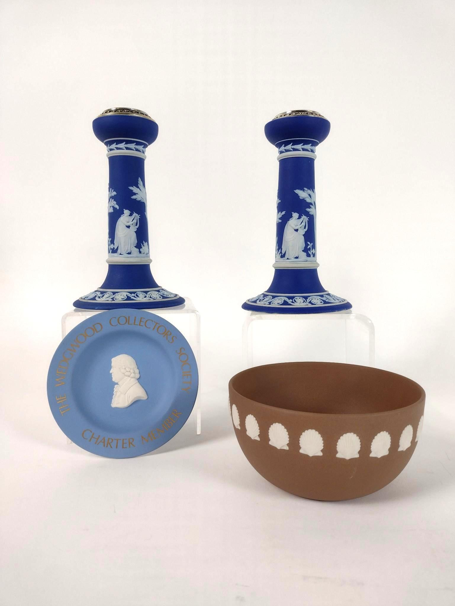 4 Pcs Wedgwood incl Sterling Bobeches (1 of 8)