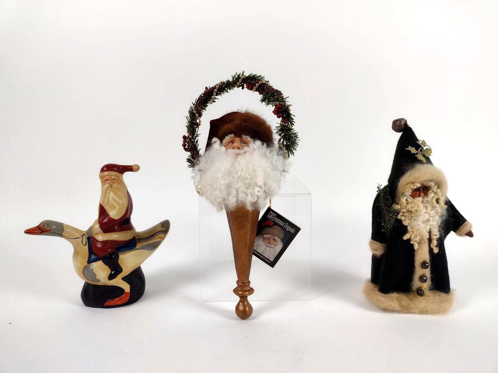 3 Santa Figurines incl Gloria Saivell (1 of 4)