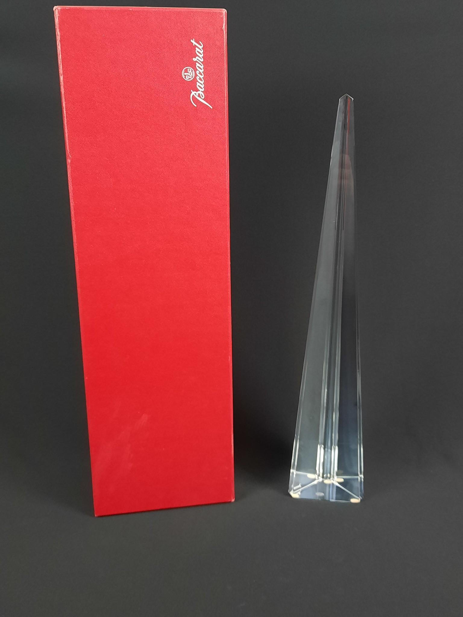 Baccarat 18" Obelisk (1 of 5)