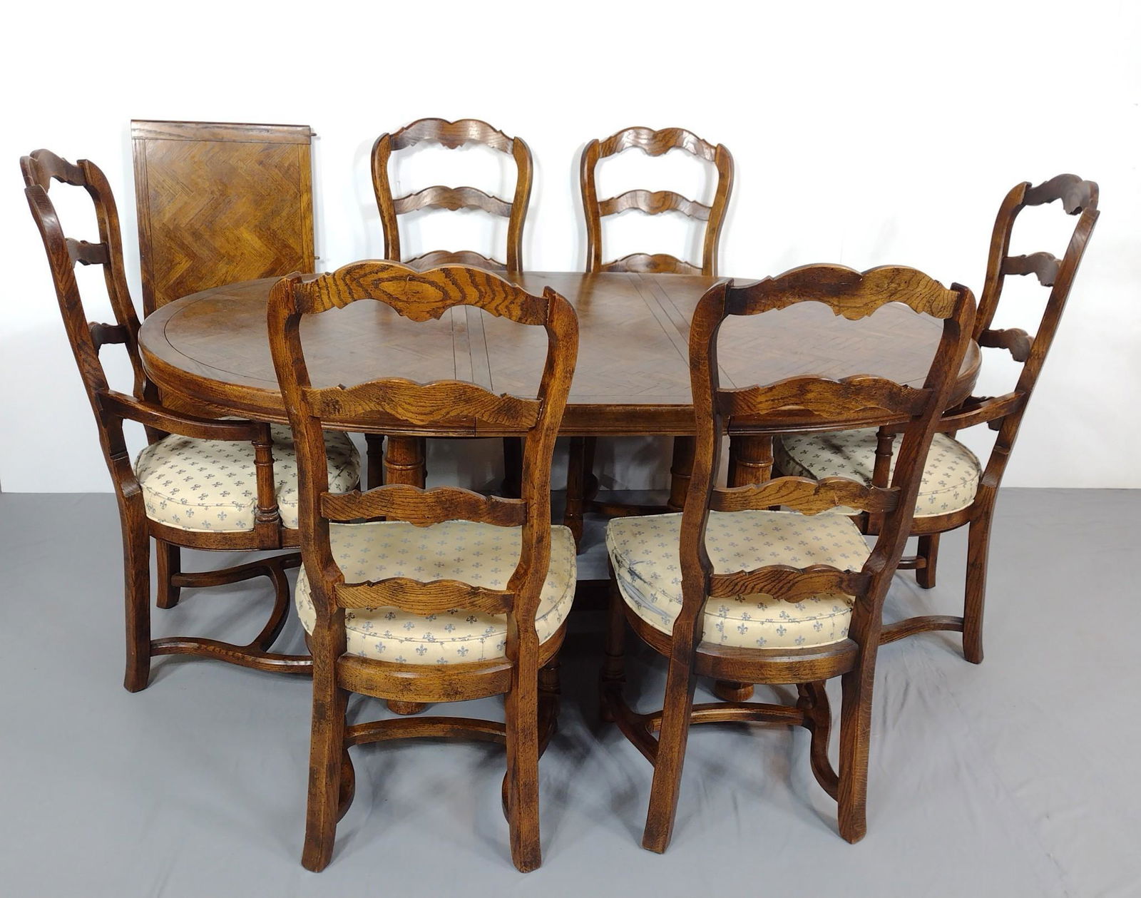 9 Pc Dining Table and Chair Set (1 of 12)