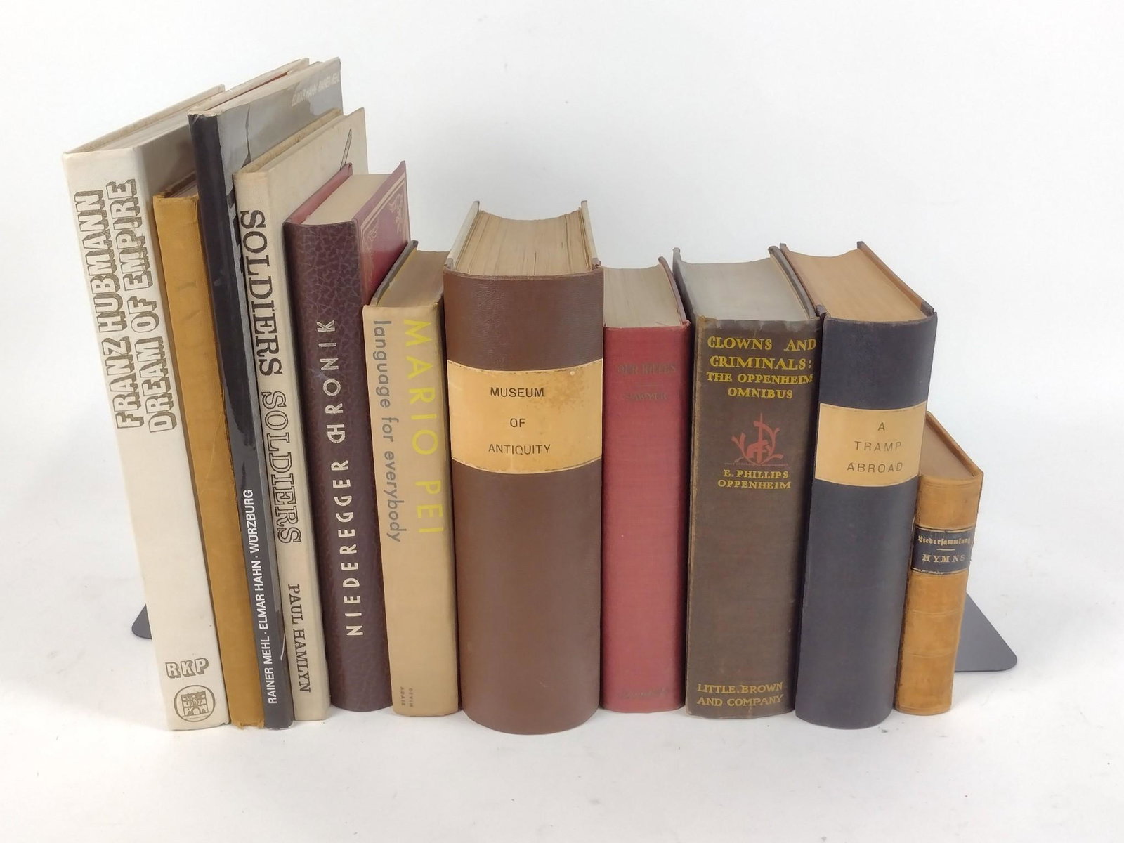 11 Books incl Language for Everybody: Also includes Museum of Antiquity, Soldiers, Clowns & Criminals, and more. MEG IMPORTANT: Before bidding, please read the terms and conditions. When you registered for the auction you agreed to these 