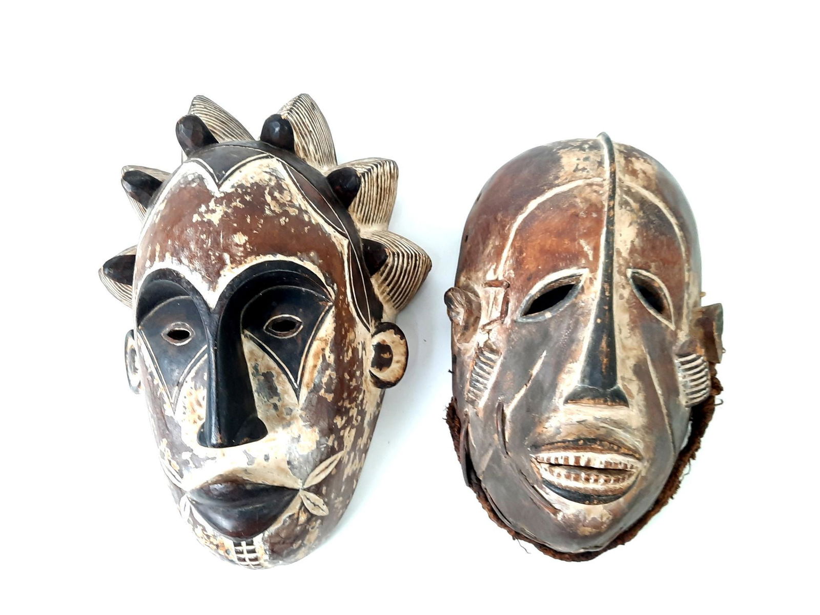 2 African Passport Masks (1 of 2)