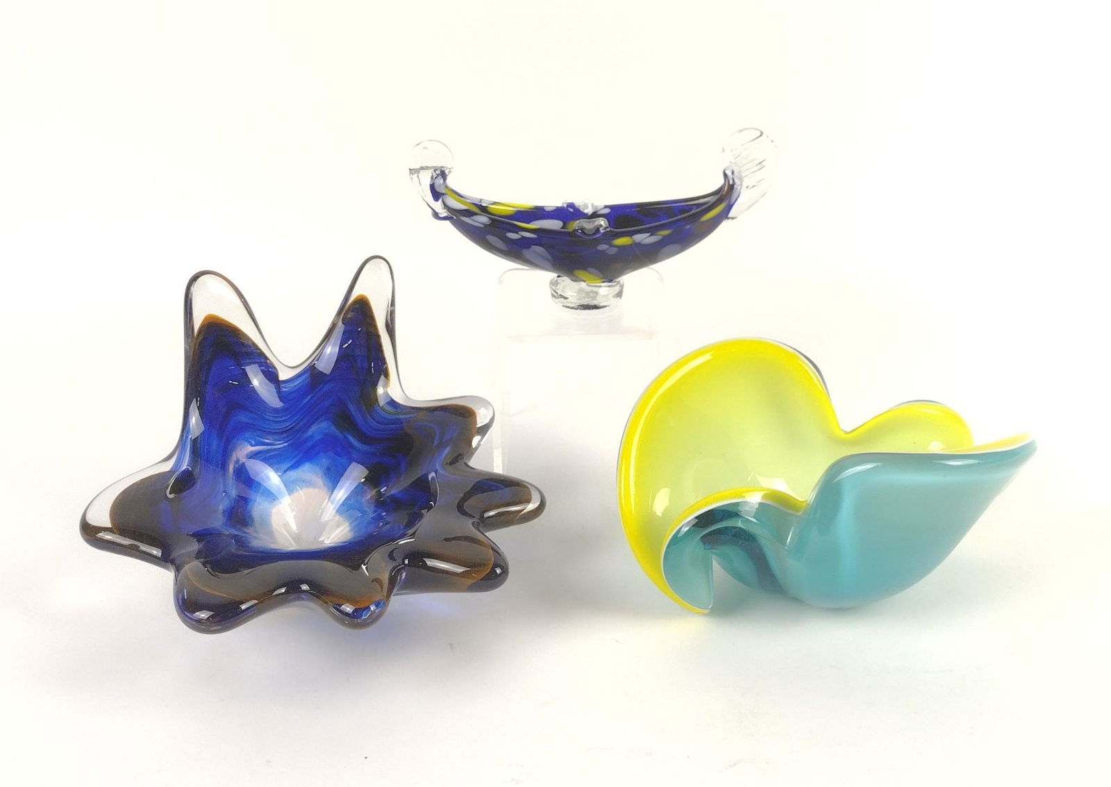 3 Pcs Art Glass incl Murano (1 of 4)