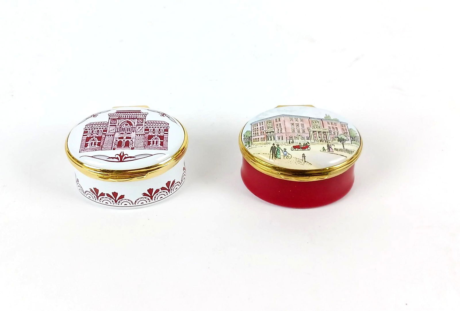 2 Trinket Boxes incl Biltson & Battersea Enamels (1 of 8)