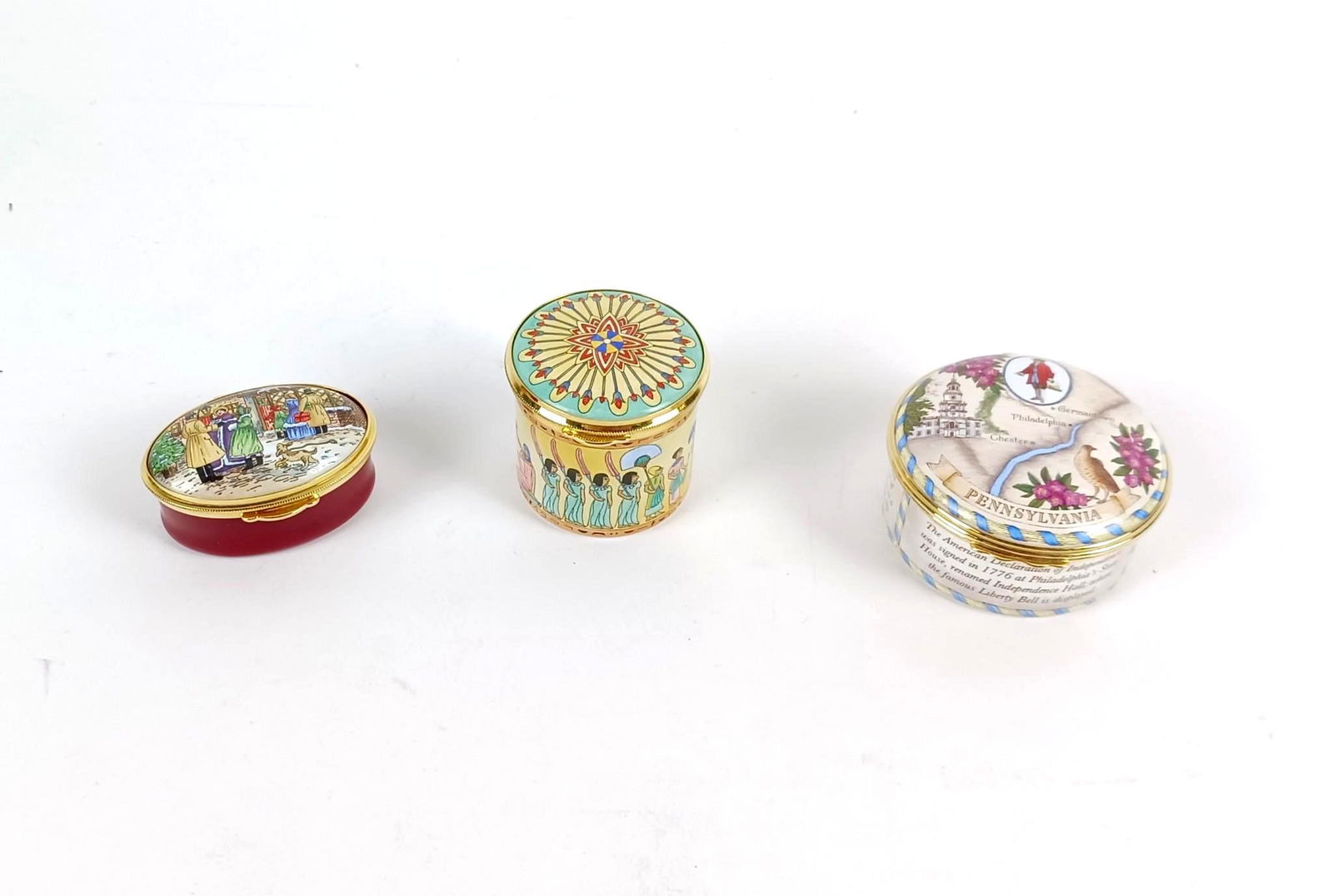 3 Trinket Boxes incl Halcyon Days (1 of 11)
