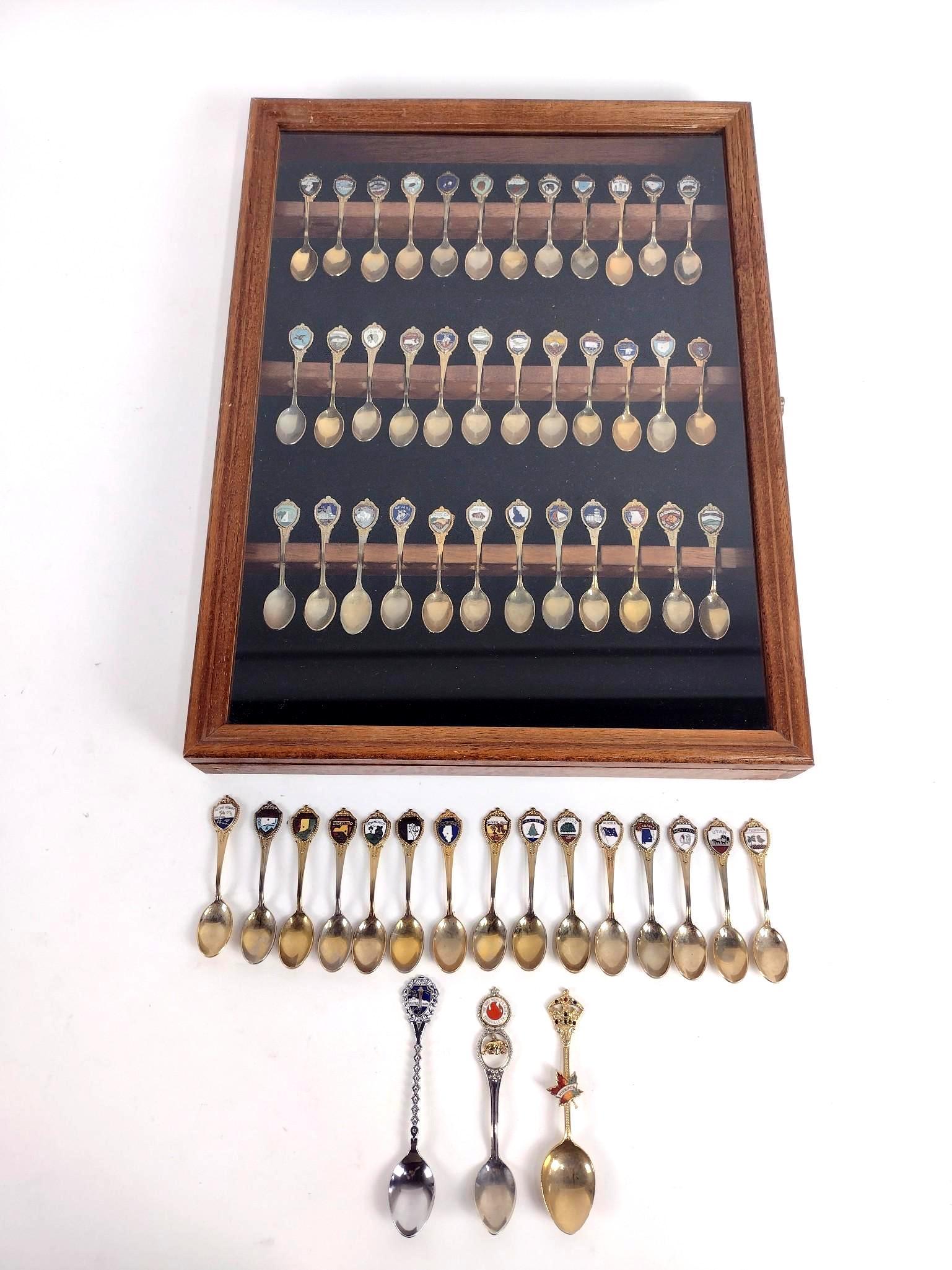 53 - State Souvenir Spoons in Display (1 of 7)