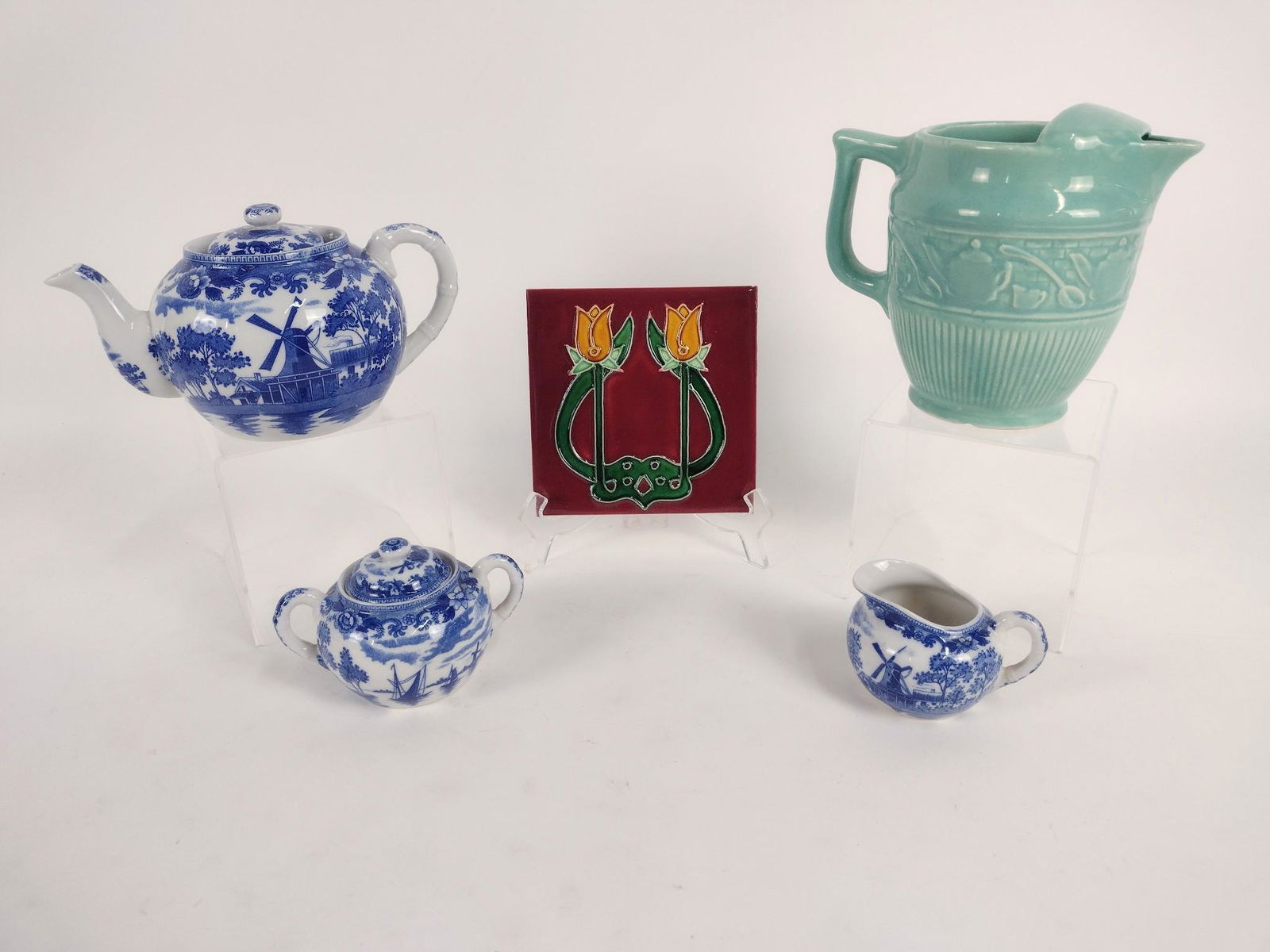 5 Ceramics incl Art N. Tulip Tile (1 of 7)
