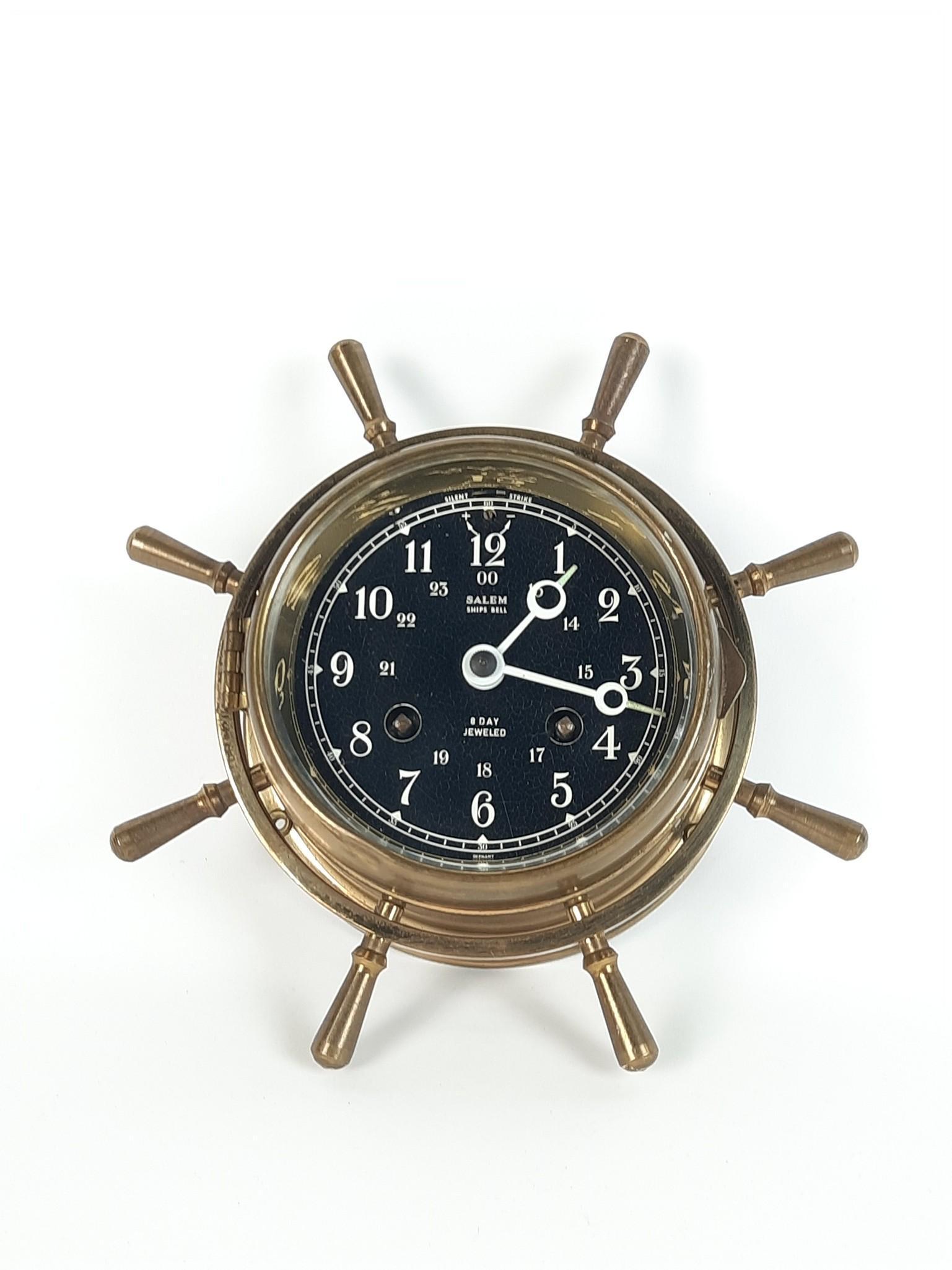 German Salem Ship Bell / Clock (1 of 4)