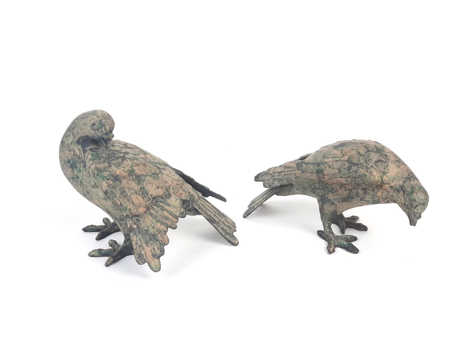 2 Cast Iron Bird Sculptures (1 of 3)