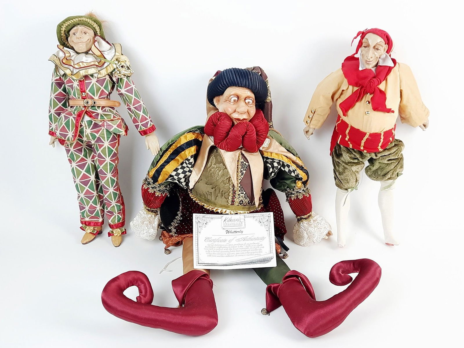 3 Clown Dolls incl Katherine's Collection "Whitterly" (1 of 5)
