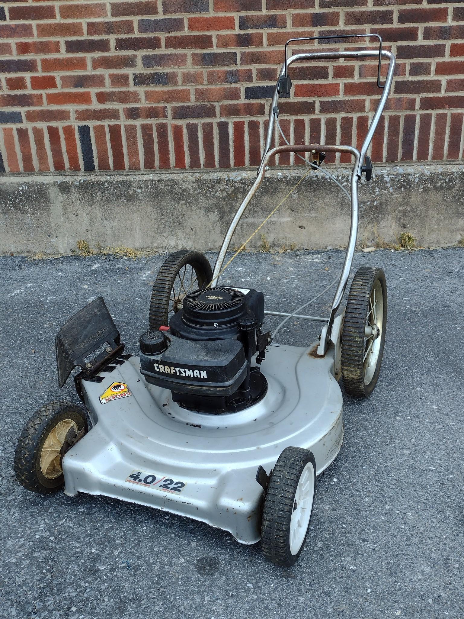 Craftsman 22 inch lawn mower deals