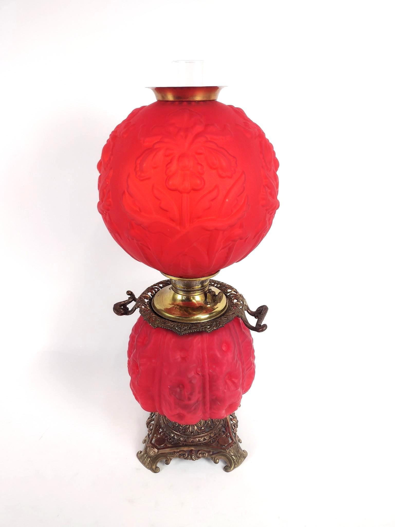 Iris Gone With The Wind Lamp (1 of 3)