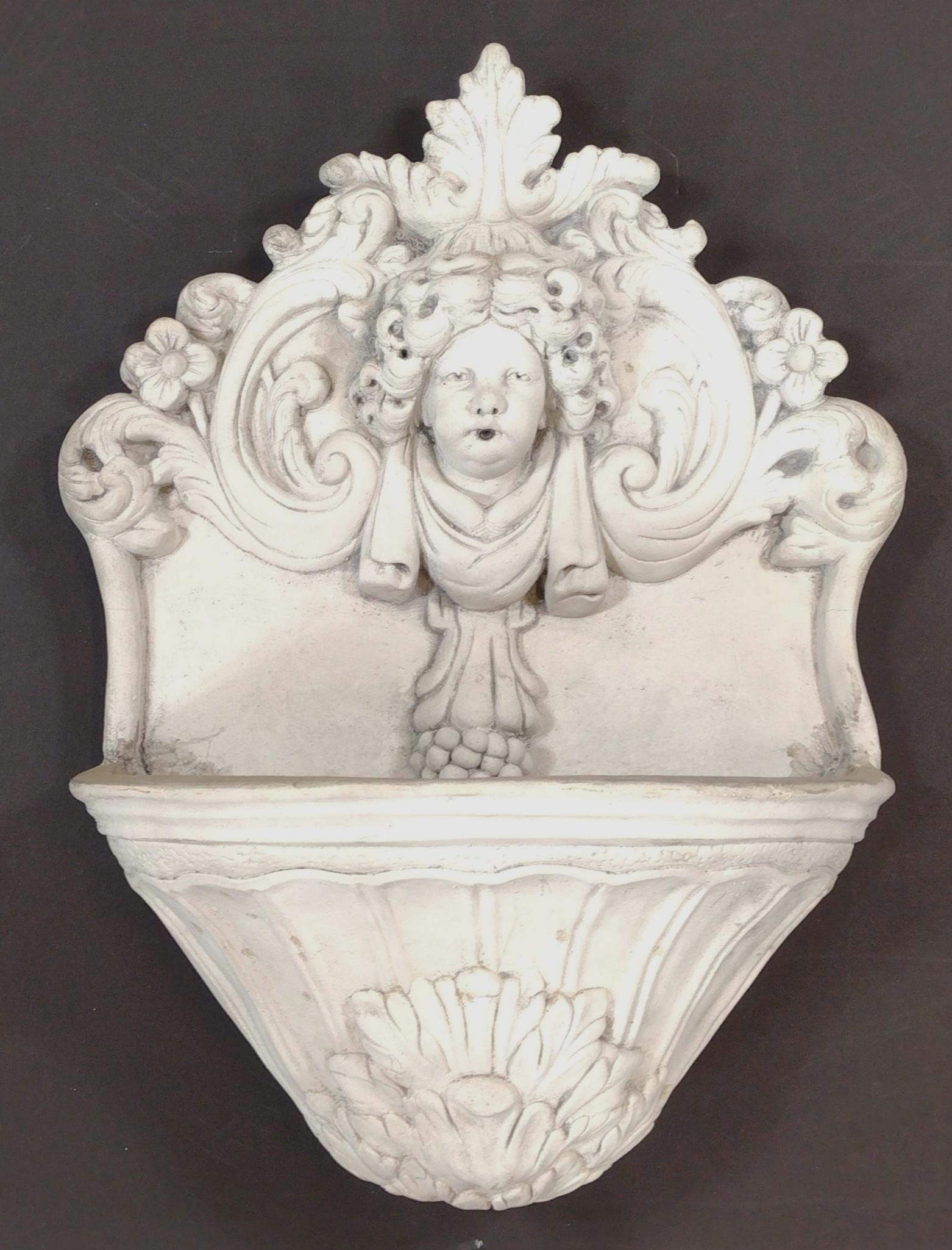 Cement Wall Hanging Fountain (1 of 5)