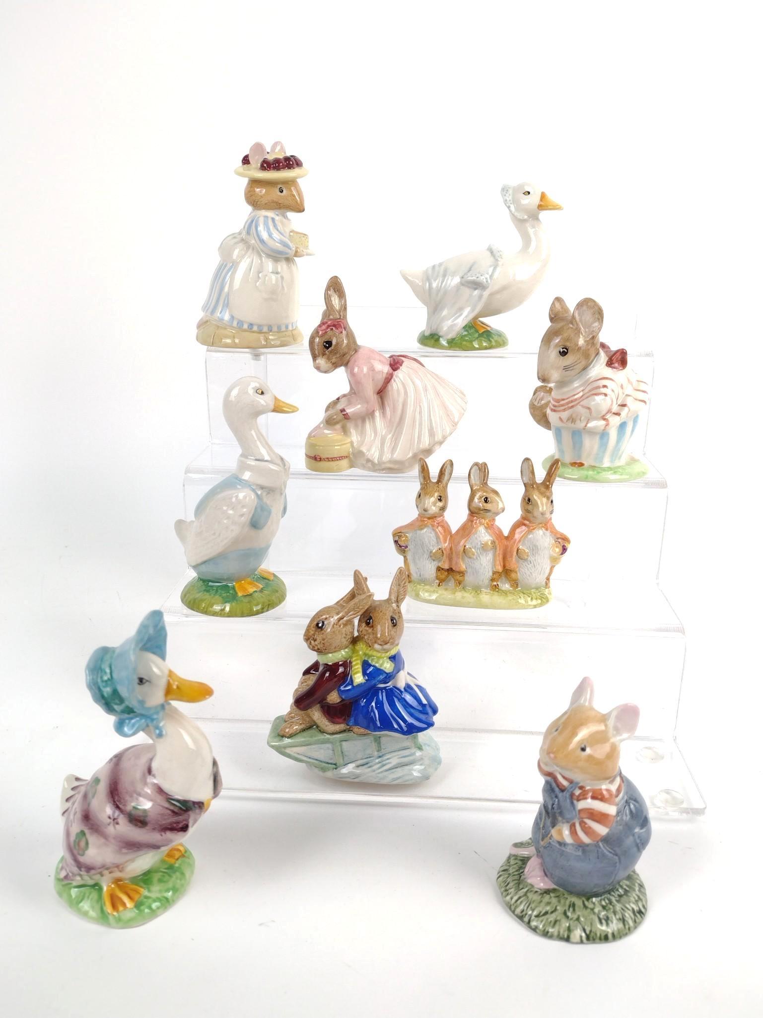 9 Beatrix Potter Figurines (1 of 3)