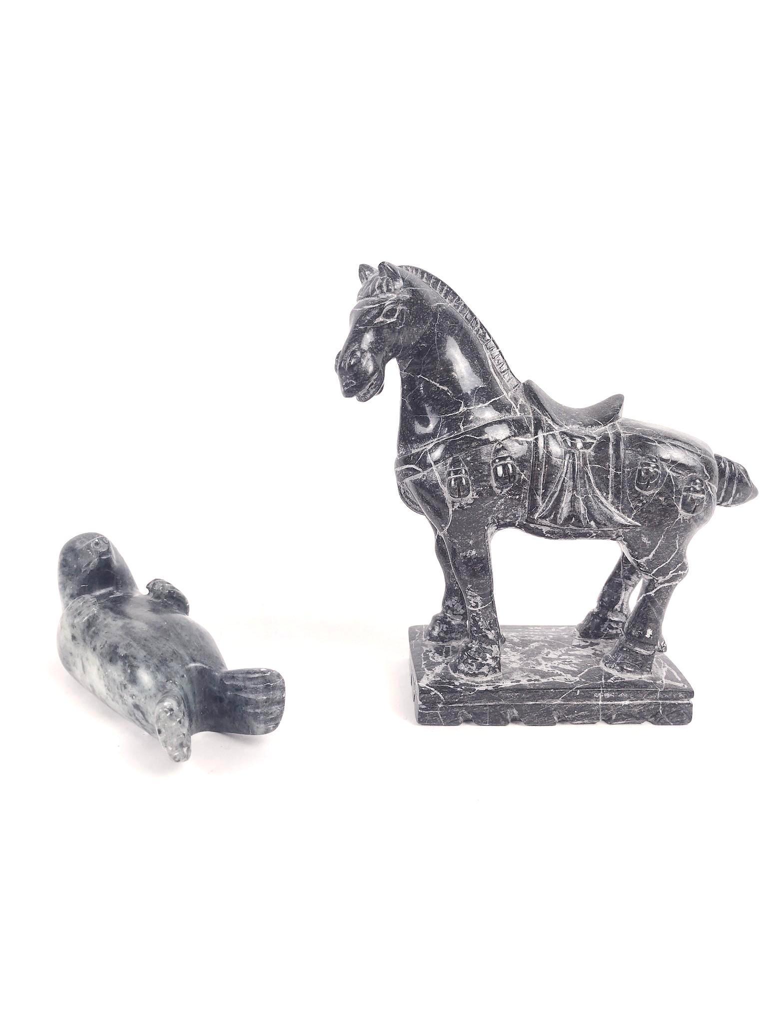 Signed Inuit Carved Seal (1 of 3)