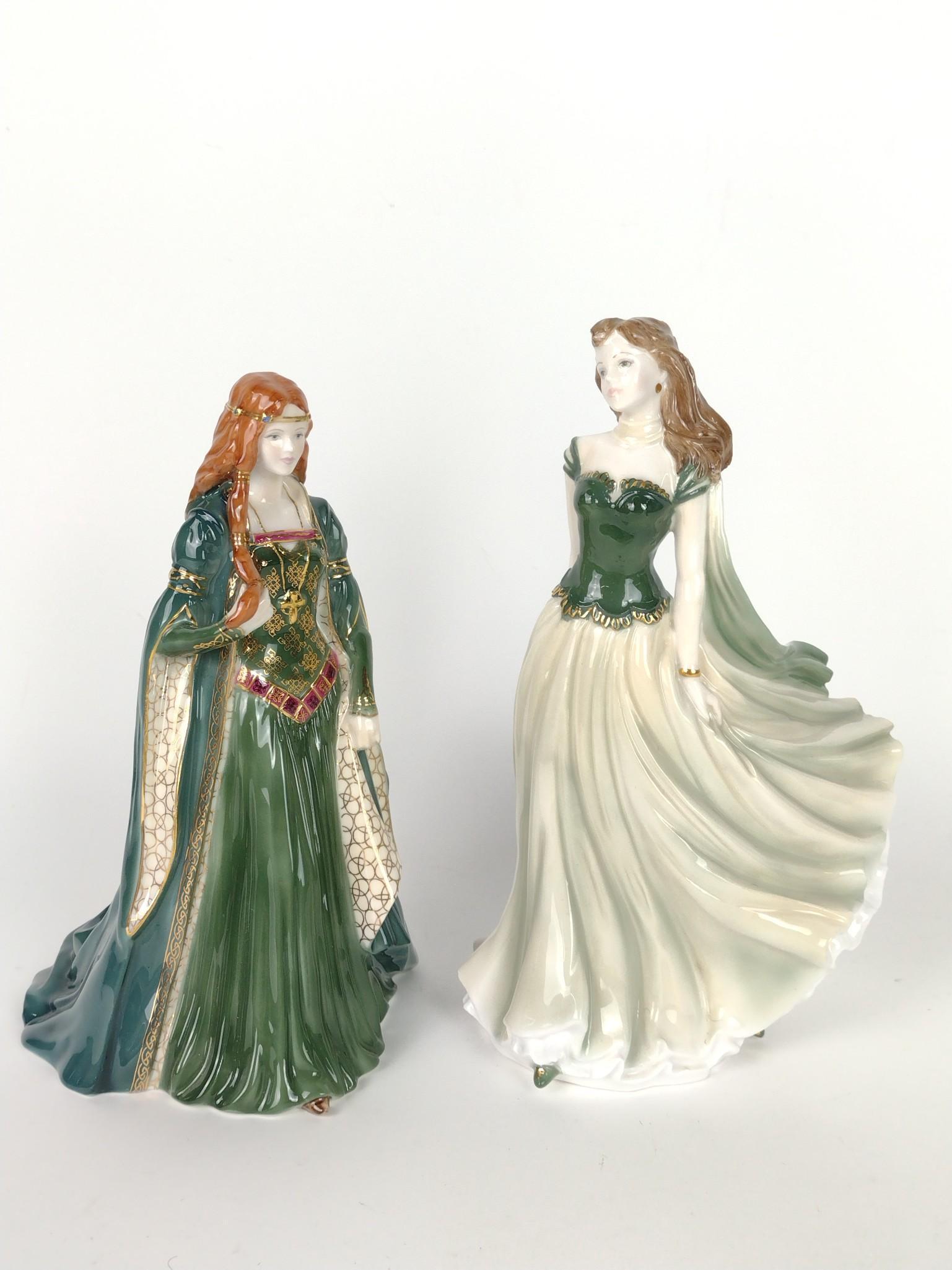 2 Porcelain Royal Worcester Figurines (1 of 4)